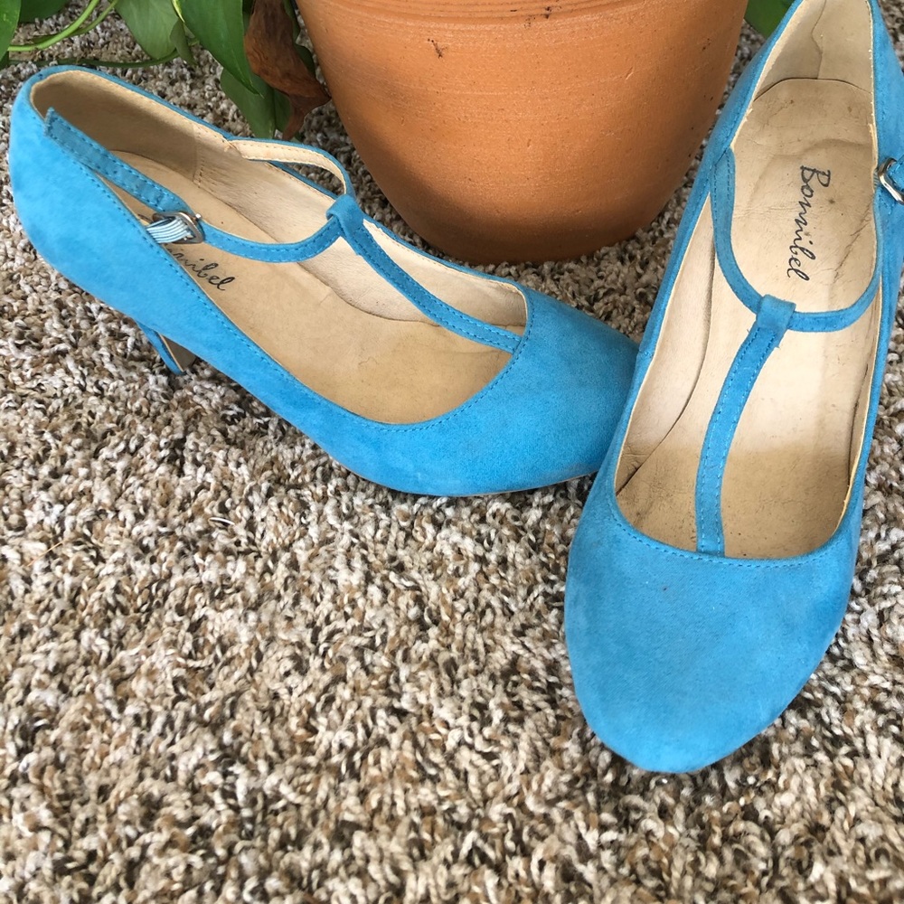 Blue Suede shoes.